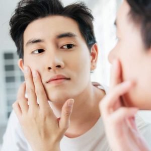 D- tan face scrub and mask