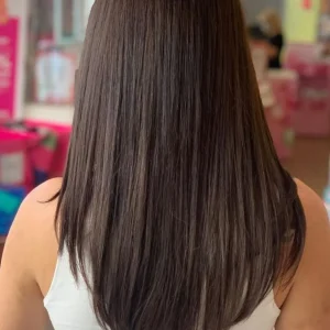 Female Hair Cut (Middle Back)